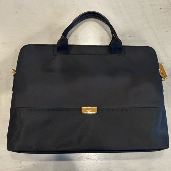 Tumi Leilah Laptop Carrier in black nylon. - Picture 2 of 7